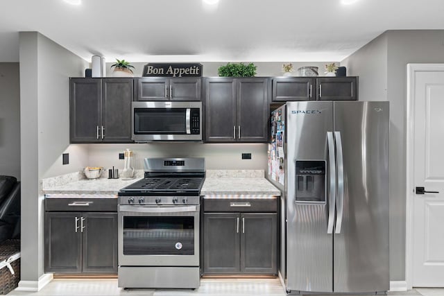 2493 Alison Ave, Pingree Grove, IL 60140 - kitchen with appliances with stainless steel finishes