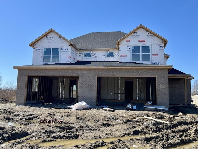 20918 Barker St, Lynwood, IL 60411 - property under construction with brick siding