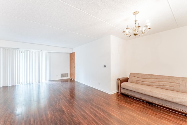 8710 W Evelyn Ln Unit 201, Chicago, IL 60656 - sitting room featuring a chandelier and wood finished floors