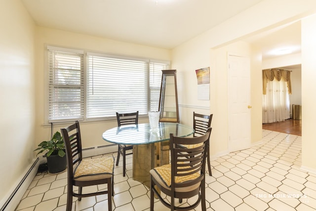 3S138 Park Blvd, Glen Ellyn, IL 60137 - dining area with a baseboard heating unit