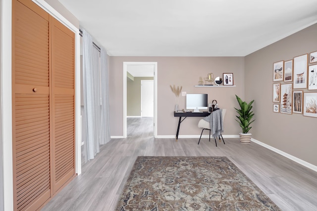 12236 S Hamlin Ave, Alsip, IL 60803 - office area featuring light wood finished floors