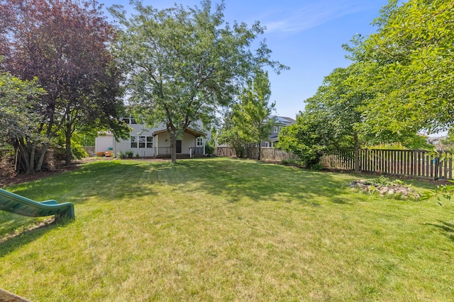 802 Barton Dr, Oswego, IL 60543 - view of fenced backyard