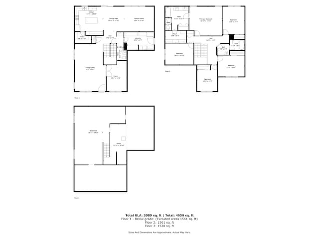 802 Barton Dr, Oswego, IL 60543 - view of floor plan / room layout