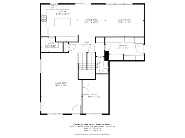 802 Barton Dr, Oswego, IL 60543 - view of room layout
