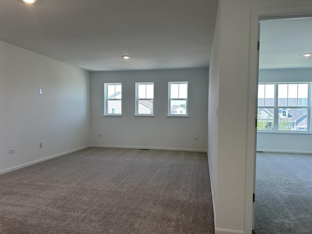 25805 W Springside St, Plainfield, IL 60586 - carpeted spare room with baseboards and recessed lighting