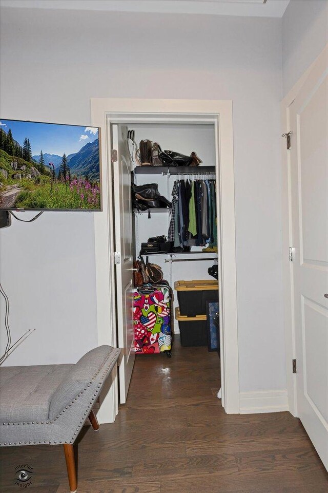 609 E 48th St, Chicago, IL 60615 - hall featuring wood finished floors and baseboards