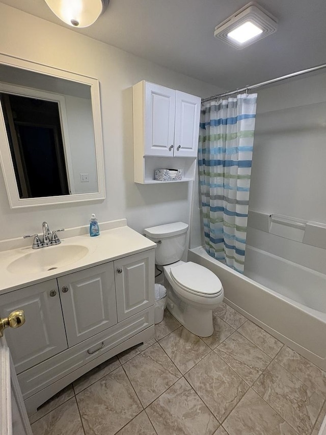 701 Ridge Rd Unit 1D, Wilmette, IL 60091 - full bathroom featuring vanity and shower / bathtub combination with curtain