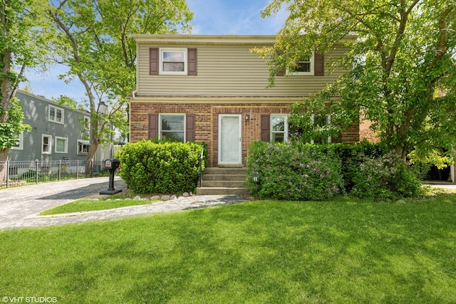 235 S Warrington Rd, Des Plaines, IL 60016 - view of front facade featuring brick siding and entry steps