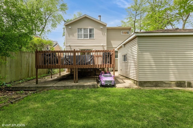 235 S Warrington Rd, Des Plaines, IL 60016 - back of house with a deck