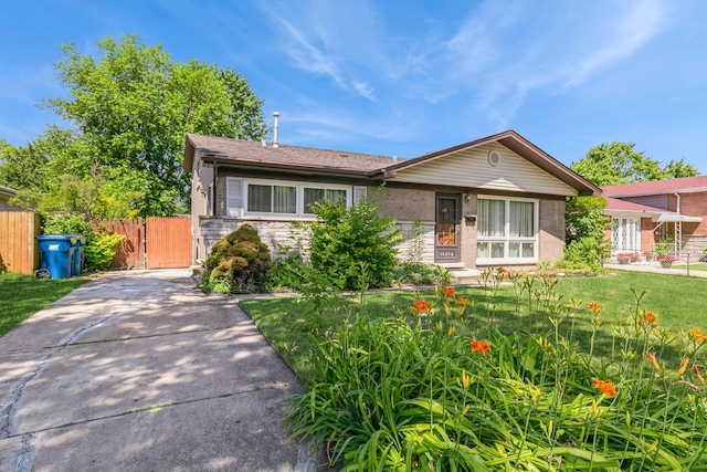 15246 S Millard Ave S, Midlothian, IL 60445 - ranch-style house featuring brick siding and a gate