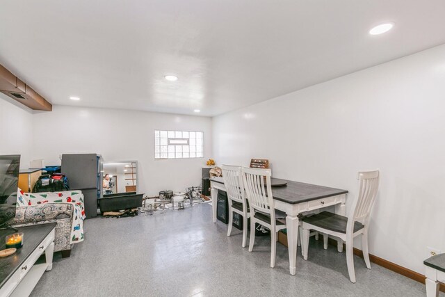 15246 S Millard Ave S, Midlothian, IL 60445 - dining area with recessed lighting and baseboards