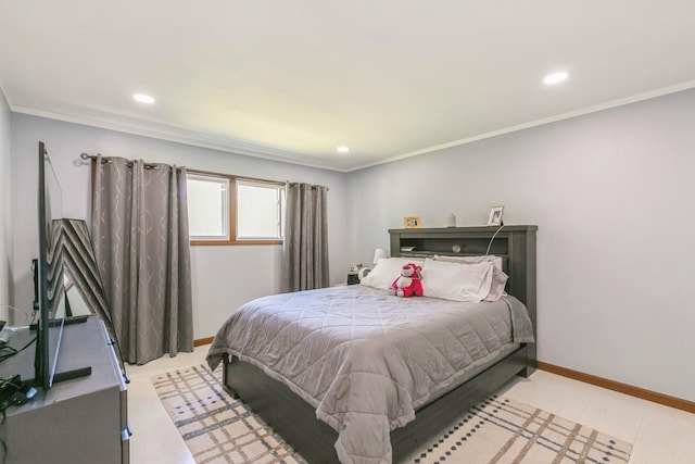15246 S Millard Ave S, Midlothian, IL 60445 - bedroom featuring recessed lighting and ornamental molding