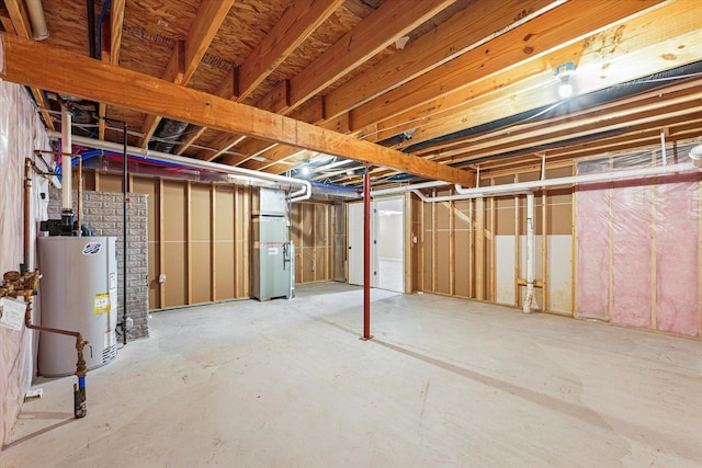 201 Cattail Ave, Savoy, IL 61874 - unfinished below grade area featuring water heater and heating unit