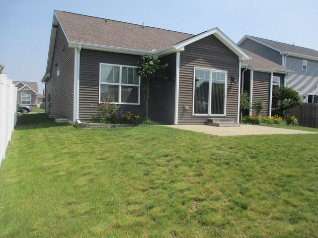 201 Cattail Ave, Savoy, IL 61874 - rear view of property with a patio