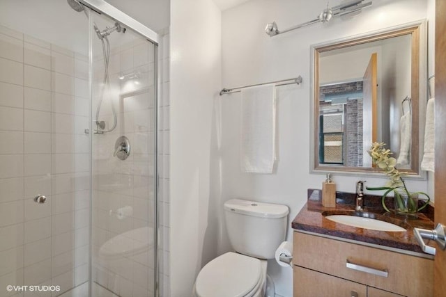 2511 W Moffat St Unit 305-D, Chicago, IL 60647 - bathroom featuring a shower stall and vanity