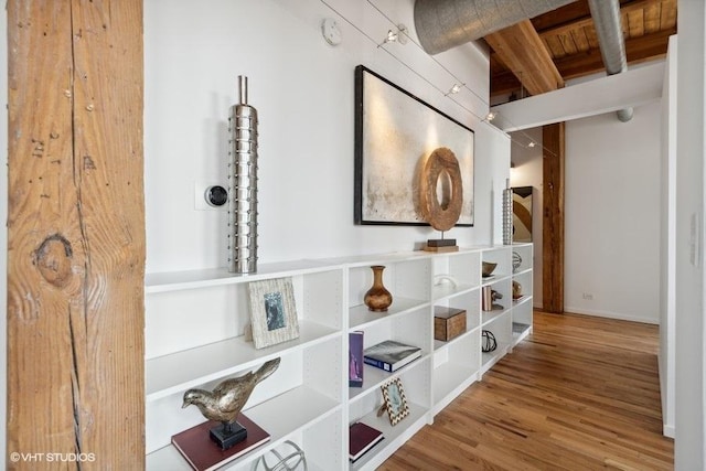 2511 W Moffat St Unit 305-D, Chicago, IL 60647 - detailed view of wood finished floors and a smoke detector