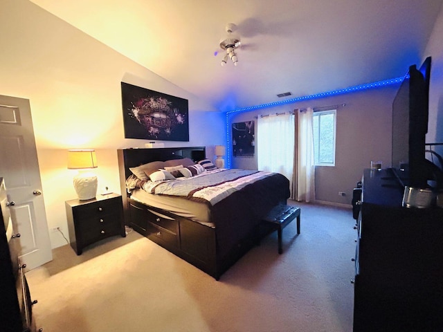 133 Heather Glen Dr Unit 133, Aurora, IL 60504 - bedroom with light colored carpet and lofted ceiling