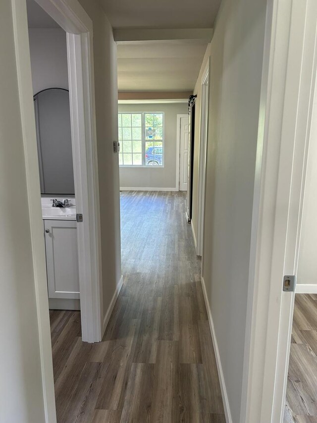 5309 Cleveland Dr, Mchenry, IL 60050 - hall with wood finished floors and baseboards