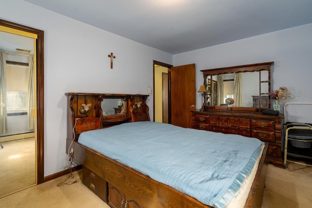 2551 Elm St, River Grove, IL 60171 - bedroom with light colored carpet and baseboard heating