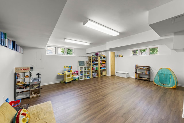 260 N Charlotte St, Lombard, IL 60148 - rec room featuring wood finished floors
