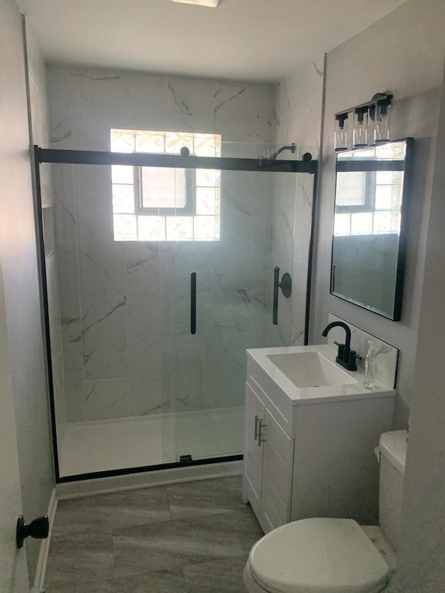 6425 W 83rd Pl, Burbank, IL 60459 - bathroom with a marble finish shower and vanity