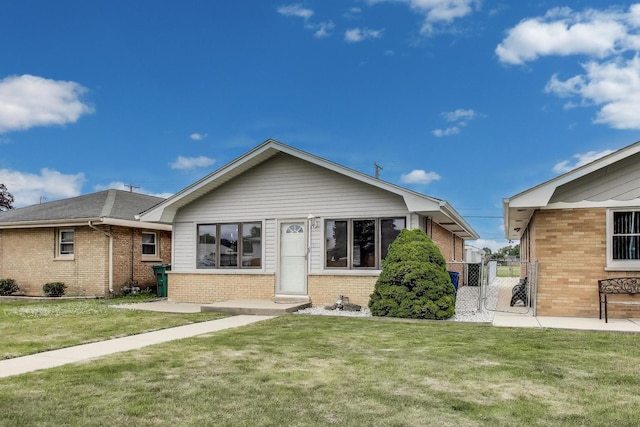 6105 W 83rd St, Burbank, IL 60459 - view of front of home featuring brick siding and a gate