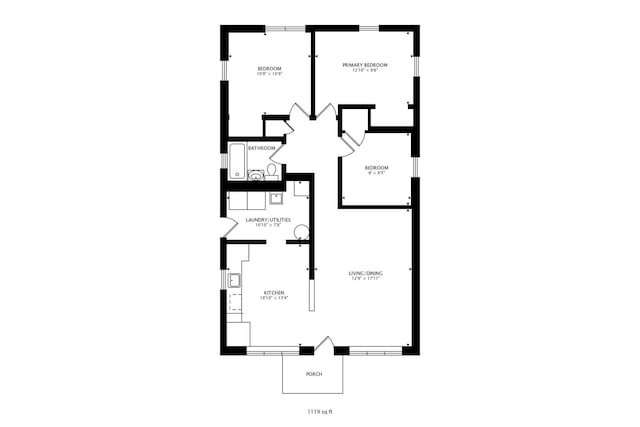 6105 W 83rd St, Burbank, IL 60459 - view of property floor plan