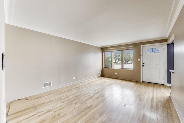 6105 W 83rd St, Burbank, IL 60459 - entryway featuring ornamental molding and wood finished floors