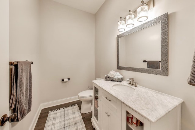 3239 Wesley Ave, Berwyn, IL 60402 - half bath with wood finished floors and vanity