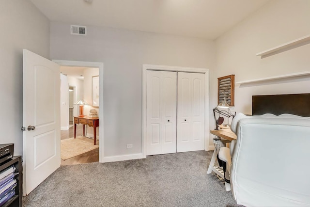 3239 Wesley Ave, Berwyn, IL 60402 - carpeted bedroom with a closet and baseboards