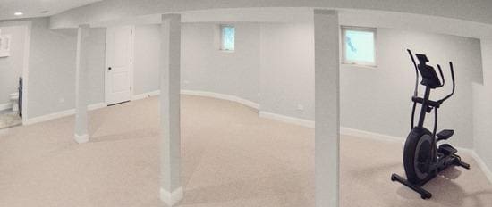 3239 Wesley Ave, Berwyn, IL 60402 - basement with carpet floors and recessed lighting