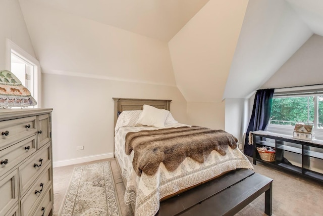 3239 Wesley Ave, Berwyn, IL 60402 - bedroom featuring lofted ceiling and light carpet