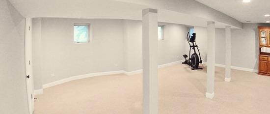 3239 Wesley Ave, Berwyn, IL 60402 - basement with recessed lighting and carpet floors