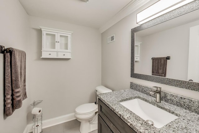 3239 Wesley Ave, Berwyn, IL 60402 - half bath featuring vanity and tile patterned flooring