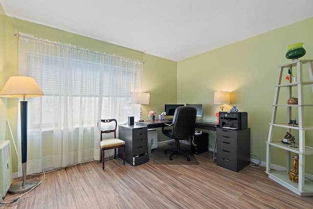 2650 Central Dr Unit Gs, Flossmoor, IL 60422 - office area with wood finished floors