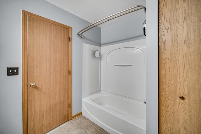352 Westport Dr, Pingree Grove, IL 60140 - bathroom featuring shower / bathtub combination and tile patterned flooring