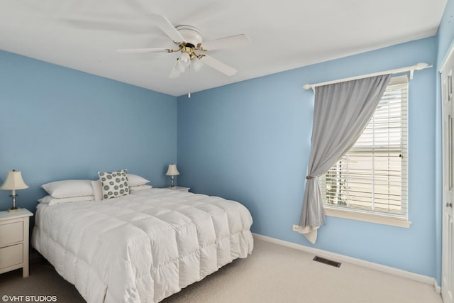 6162 Crossland Blvd, Gurnee, IL 60031 - bedroom featuring carpet floors and ceiling fan