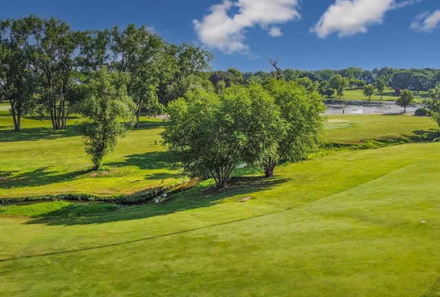 6162 Crossland Blvd, Gurnee, IL 60031 - view of property's community featuring view of golf course, a yard, and a water view