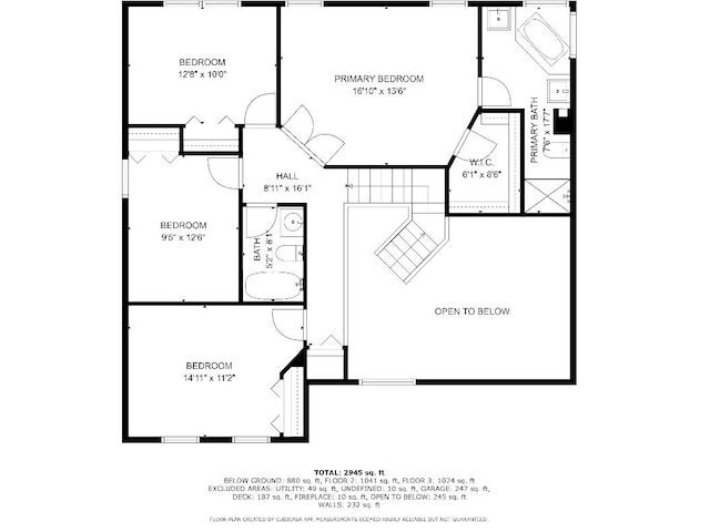 6162 Crossland Blvd, Gurnee, IL 60031 - view of home floor plan