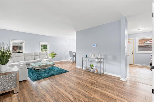 15117 Madison Ave, Dolton, IL 60419 - living area with wood finished floors and baseboards