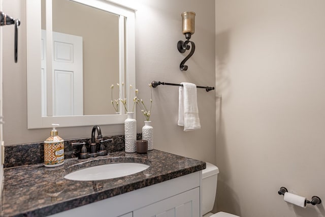 9890 Riverside Dr, Huntley, IL 60142 - half bathroom featuring toilet and vanity