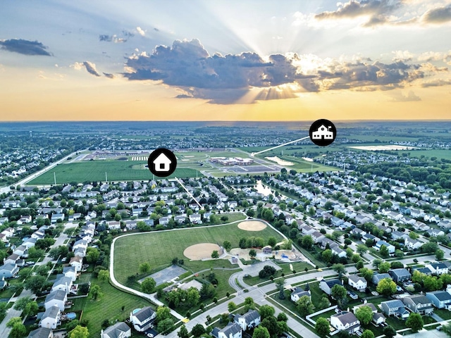 9890 Riverside Dr, Huntley, IL 60142 - aerial view