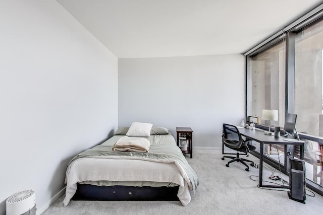 860 W Blackhawk St Unit 805, Chicago, IL 60642 - carpeted bedroom featuring a desk and baseboards