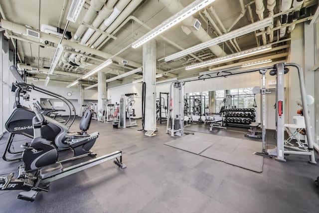 860 W Blackhawk St Unit 805, Chicago, IL 60642 - view of gym