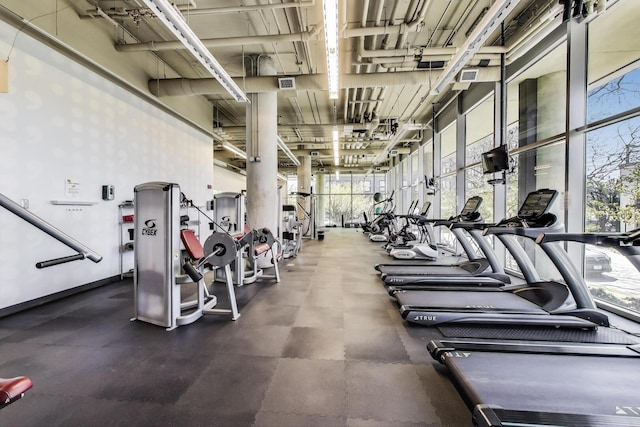 860 W Blackhawk St Unit 805, Chicago, IL 60642 - view of gym