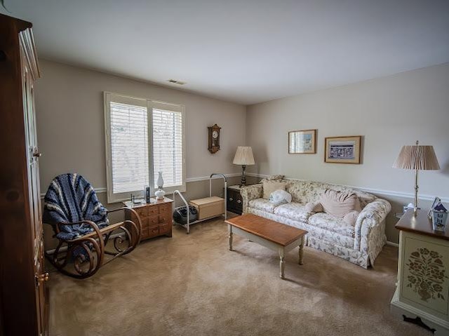 8125 Willow Dr Unit C, Palos Hills, IL 60465 - living room featuring carpet flooring