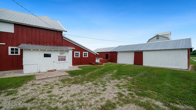 18521 Anderson Rd, Prophetstown, IL 61277 - view of grassy yard with an outdoor structure and a barn