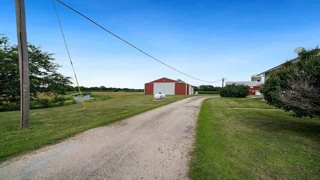 18521 Anderson Rd, Prophetstown, IL 61277 - view of road with a pole building
