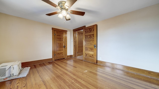 18521 Anderson Rd, Prophetstown, IL 61277 - spare room with light wood-style floors and ceiling fan