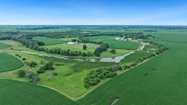 18521 Anderson Rd, Prophetstown, IL 61277 - aerial overview of property's location with rural landscape